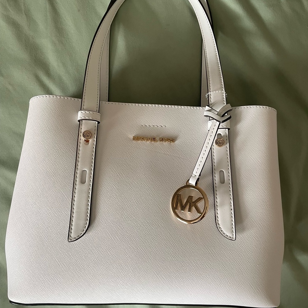 NWT Michael Kors White Tote